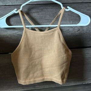 Target joy lab: Small beige workout tank